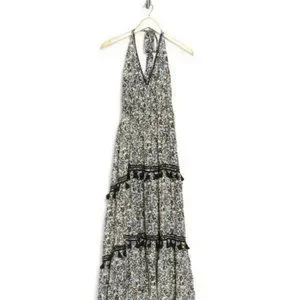 Dresses | Rent The Runway Area Stars Maia Halter Neck Dress Nwt Size Medium  | Poshmark